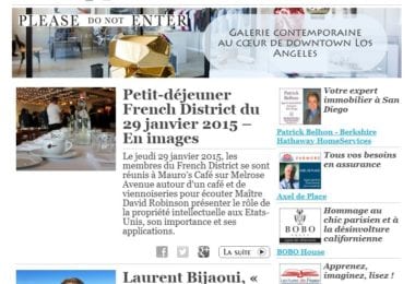 La newsletter French District Boston du Mardi 10 Février 2015 - Le meilleur de la Californie du Sud pour les amoureux