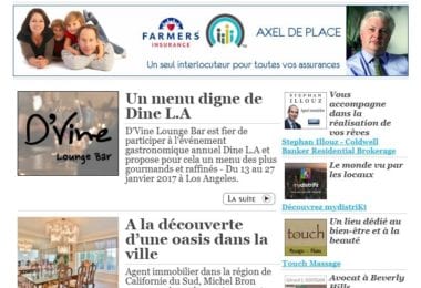 La newsletter French District Boston du Mardi 10 Janvier 2017 - les meilleurs gastros en version eco