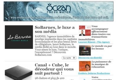 La newsletter French District Boston du Mardi 13 Décembre 2016 - Nulle part ailleurs que sur le Cube