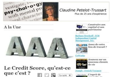 La newsletter French District Boston du Mardi 13 Mai 2014 - Pour un bon Credit Score il faut...