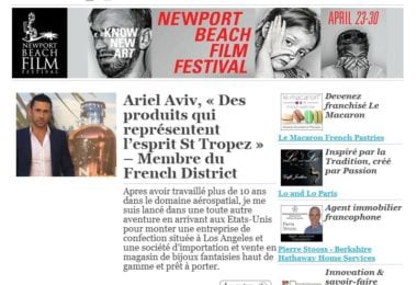 La newsletter French District Boston du Mardi 14 Avril 2015 - Networking et Bonnes Adresses en Californie du sud