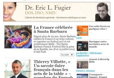 La newsletter French District Boston du Mardi 14 Juillet 2015 - Networking et Bonnes Adresses en Californie du Sud