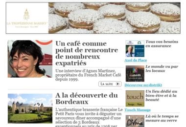 La newsletter French District Boston du Mardi 14 Mars 2017 - Le petit café des français à Venice Beach
