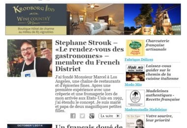 La newsletter French District Boston du Mardi 16 Septembre 2014 - Networking et Bonnes Adresses en Californie du sud