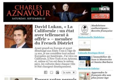 La newsletter French District Boston du Mardi 2 Septembre 2014 - Networking et Bonnes Adresses en Californie du sud