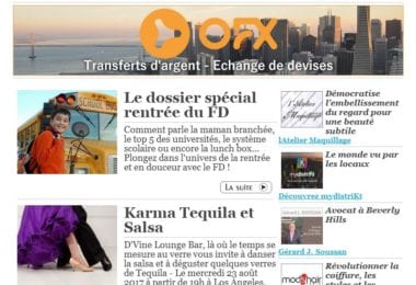 La newsletter French District Boston du Mardi 22 Août 2017 - Maman est hyper branchée