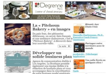 La newsletter French District Boston du Mardi 22 Septembre 2015 - Networking et Bonnes Adresses en Californie du Sud