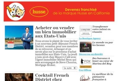 La newsletter French District Boston du Mardi 24 Mai 2016 - Tout savoir sur l'immobilier aux Etats-Unis