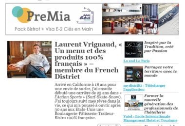 La newsletter French District Boston du Mardi 25 Août 2015 - Networking et Bonnes Adresses en Californie du Sud