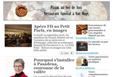 La newsletter French District Boston du Mardi 27 Septembre 2016 - C'est vous