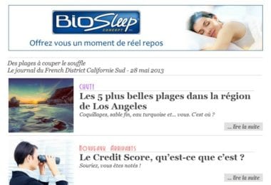 La newsletter French District Boston du Mardi 28 Mai 2013 - Des plages a couper le souffle