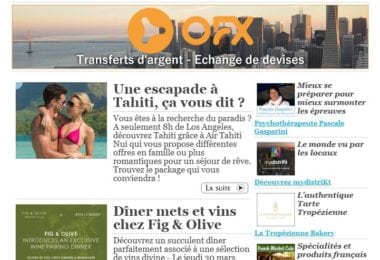La newsletter French District Boston du Mardi 28 Mars 2017 - On a trouvé le Paradis