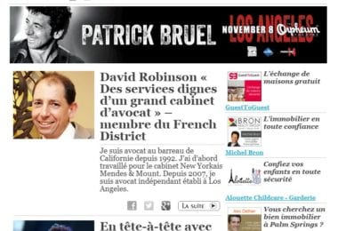 La newsletter French District Boston du Mardi 28 Octobre 2014 - Networking et Bonnes Adresses en Californie du sud