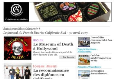 La newsletter French District Boston du Mardi 30 Avril 2013 - Ames sensibles s’abstenir !