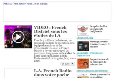 La newsletter French District Boston du Mardi 30 Juin 2015 - Networking et Bonnes Adresses en Californie du Sud