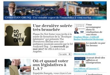 La newsletter French District Boston du Mardi 30 Mai 2017 - C'est la dernière !