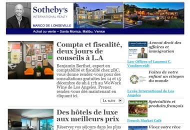 La newsletter French District Boston du Mardi 5 Décembre 2017 - 2 jours qui valent de l'or