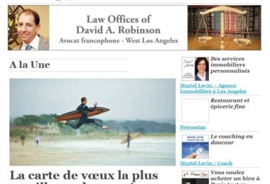 La newsletter French District Boston du Mardi 7 Janvier 2014 - Une carte de voeux tres bondissante
