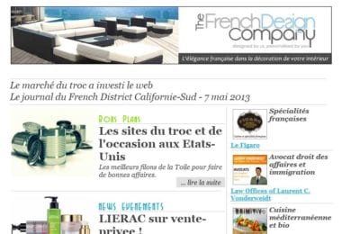 La newsletter French District Boston du Mardi 7 Mai 2013 - Le marche du troc a investi le web