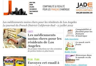 La newsletter French District Boston du Mercredi 11 Juillet 2012 - Les medicaments moins chers pour les residents de Los Angeles
