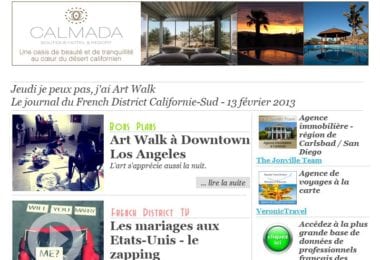 La newsletter French District Boston du Mercredi 13 Février 2013 - Jeudi je peux pas