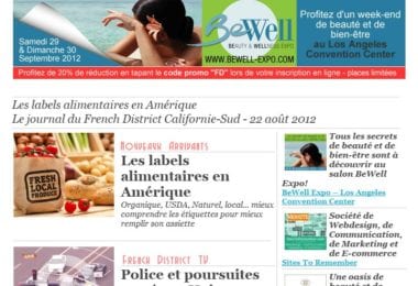 La newsletter French District Boston du Mercredi 22 Août 2012 - Les labels alimentaires en Amerique