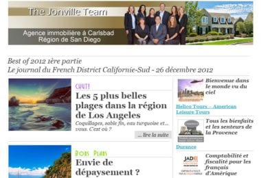 La newsletter French District Boston du Mercredi 26 Décembre 2012 - Best of 2012 1ere partie