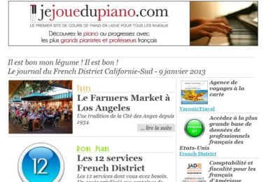 La newsletter French District Boston du Mercredi 9 Janvier 2013 - Il est bon mon legume ! Il est bon !