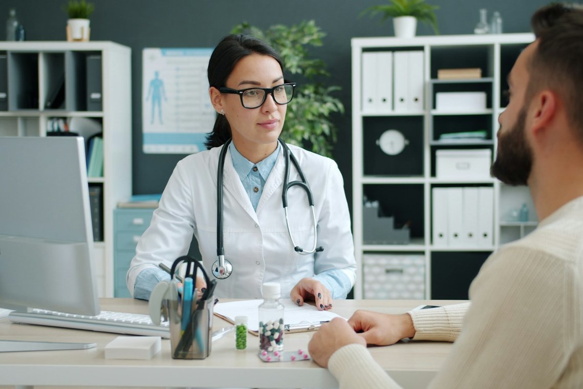Consultation médicale dans un cabinet