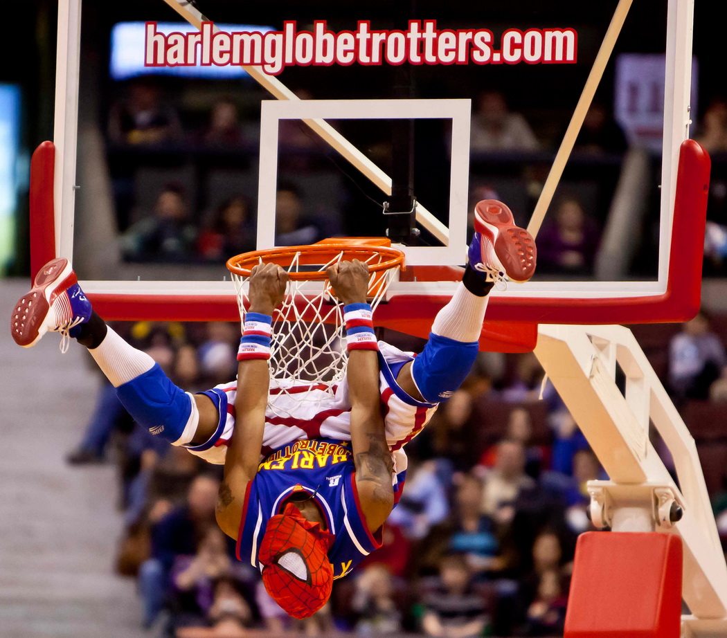 Débardeur Harlem Globetrotters - Logo Ballon Spin Vintage - Officiel, Cadeau Fan Basket, Homme Femme