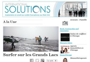 La newsletter French District Chicago du Mercredi 12 Février 2014 - Le plaisir de la glisse en version glagla