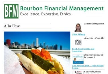 La newsletter French District Chicago du Mercredi 13 Novembre 2013 - Le Hot Dog « Made in Chicago »
