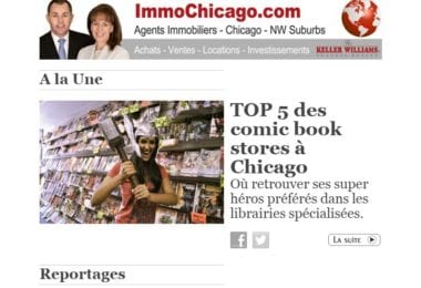 La newsletter French District Chicago du Mercredi 16 Octobre 2013 - Les librairies des super-heros