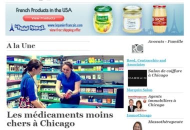 La newsletter French District Chicago du Mercredi 26 Février 2014 - Les medicaments moins chers a Chicago