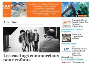 La newsletter French District Chicago du Mercredi 3 Décembre 2014 - Les castings commerciaux pour enfants aux Etats-Unis