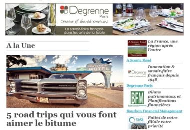 La newsletter French District Chicago du Mercredi 7 Janvier 2015 - 5 road trips qui vous font aimer le bitume