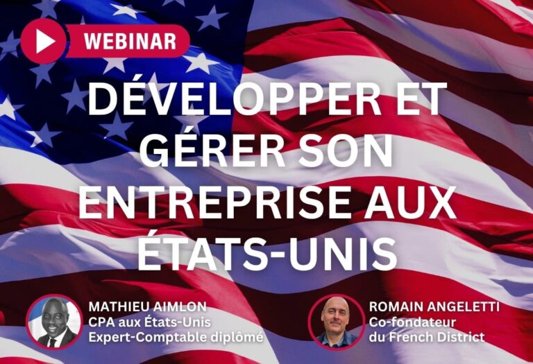 Webinaire : Développer et gérer son entreprise aux États-Unis