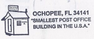Timbre postal d'Ochopee, Floride