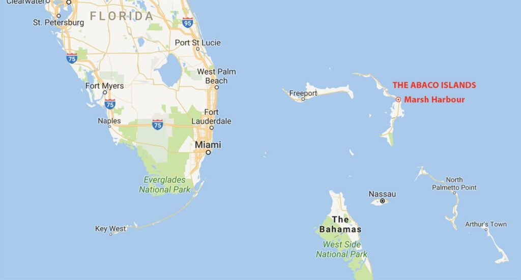 kiskeedee-croisiere-voilier-abacos-bahamas-carte