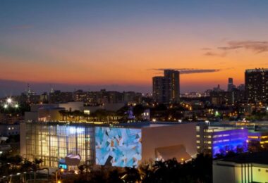 Une toile gratuite sous les étoiles à Miami Beach