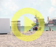 Le nettoyage annuel des plages de Miami Beach