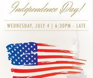 Diner spécial 4th of July à Villa Azur