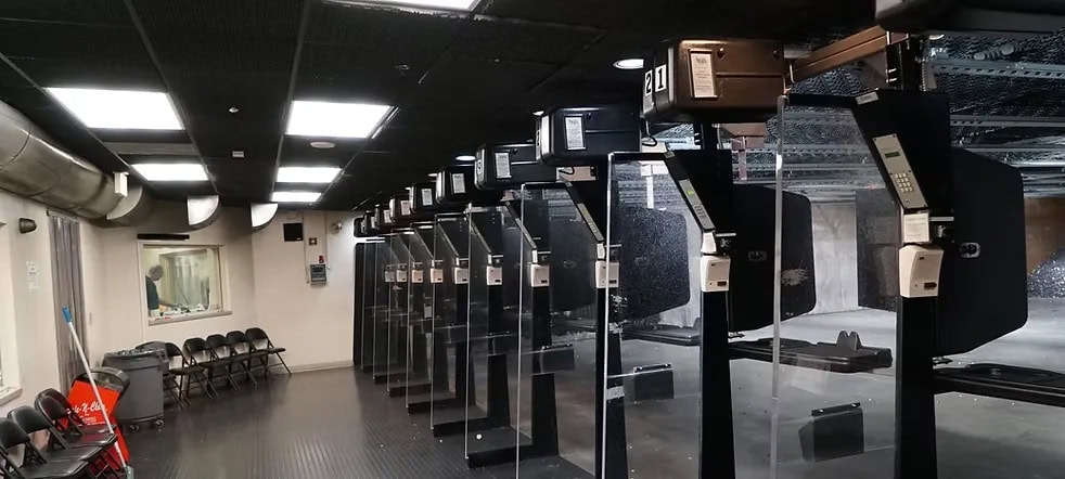 Le stand de tir à l'American Police Hall of Fame à Titusville, Floride