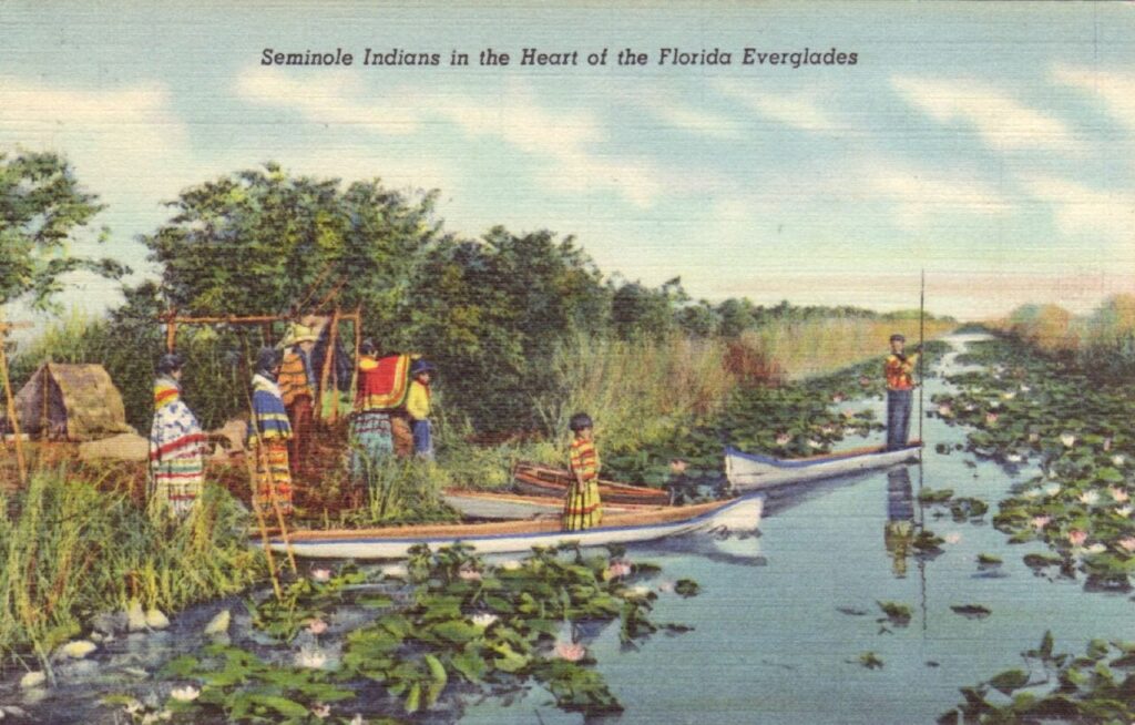Indiens Séminoles au cœur des Everglades de Floride