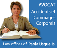 Law Offices of Paola Usquelis - Accidents et dommages corporels