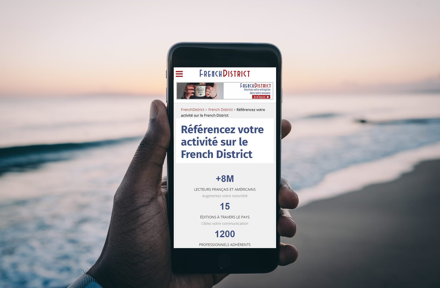 Votre entreprise n’est pas encore dans l’annuaire du French District ?