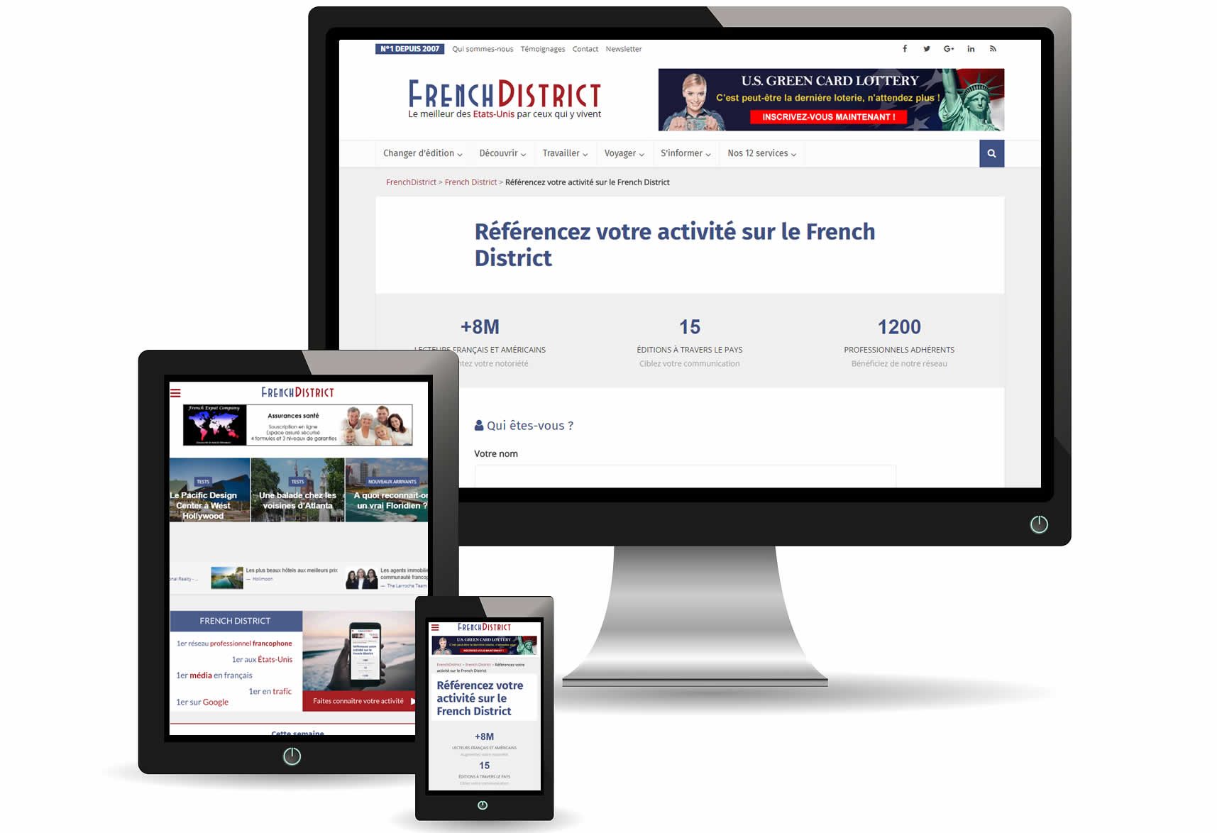 Faire partie du réseau French District - Sociétés, Professions libérales