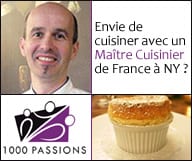 Envie de cuisiner avec un Maître Cuisinier de France à New York ?