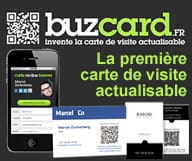 Buz card est le createur de la premiere carte de visite actualisable, la Buz card classic et la Buz Card Forever