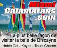Miami Catamaran propose des tours charter, croisieres, location de catamarans et kayaks